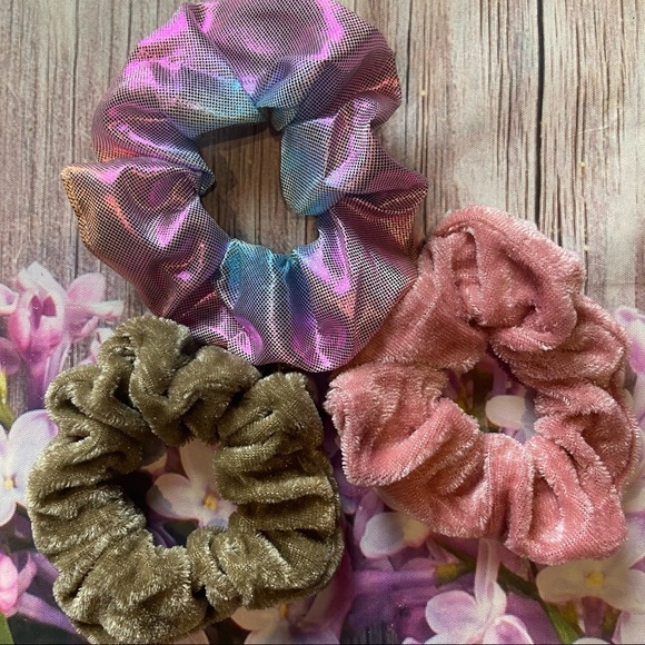 3pcs Hair Scrunchies Set - Picture 3 of 4